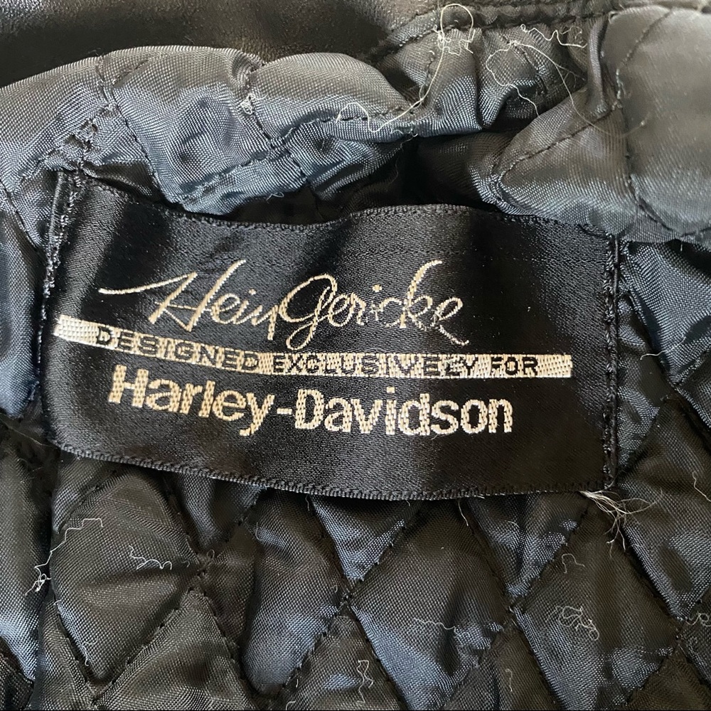 Harley Davidson leather moto jacket - Picture 8 of 10